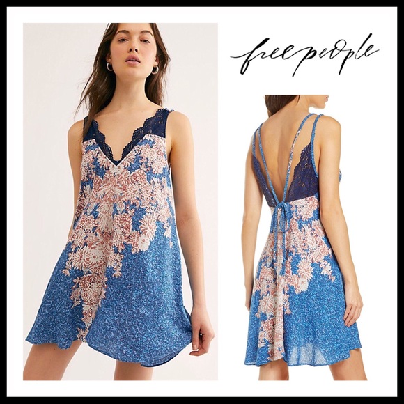 FREE PEOPLE BOHO FLOWY SLIP SUN TANK DRESS A3C - Picture 9 of 16